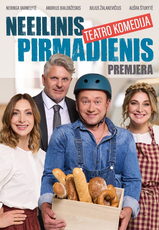 Pirkt biļetes PREMJERA | NEEILINIS PIRMADIENIS | Varėna Varėna, Varėnos kultūros centras Marts 07