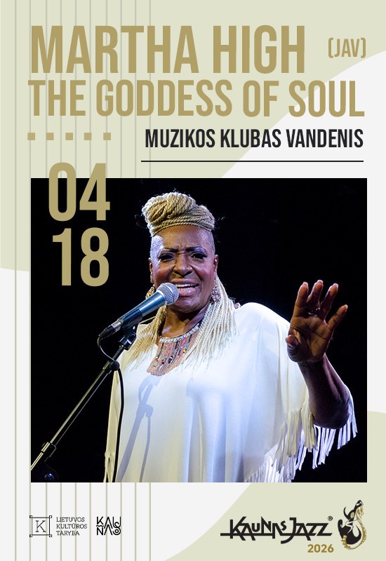 Pirkti bilietus Martha High - The Goddess of Soul (JAV) Palanga, Muzikos klubas Vandenis Balandis 18