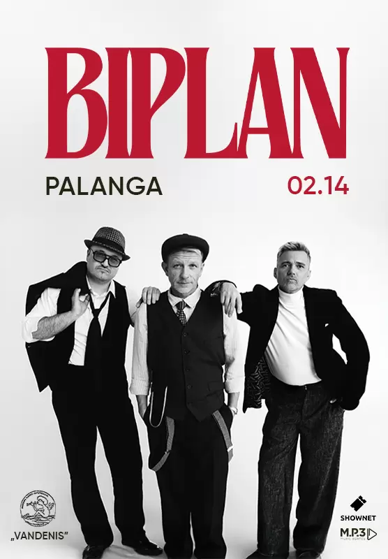 Pirkt biļetes Biplan ❍ Meilės diena | Palanga Palanga, Muzikos klubas Vandenis Februāris 14
