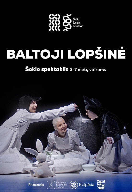 Купить билеты Šokio spektaklis vaikams BALTOJI LOPŠINĖ | Šeiko šokio teatras | Klaipėda Klaipėda, Klaipėdos Kultūros fabrikas Апрель 03