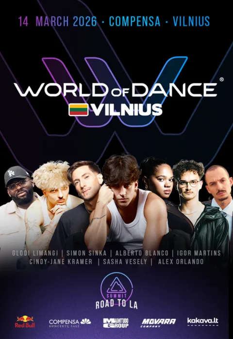Pirkti bilietus World of Dance Vilnius Vilnius, COMPENSA koncertų salė Kovas 14