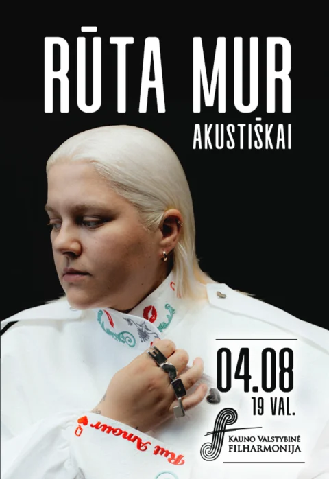 Pirkti bilietus Rūta MUR | AKUSTIŠKAI Kaunas, Kauno valstybinė filharmonija Balandis 08