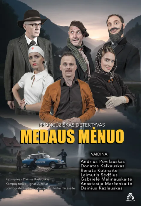Pirkt biļetes PREMJERA! Prancūziškas detektyvas - Medaus Mėnuo Vilnius, SMALA Aprīlis 18