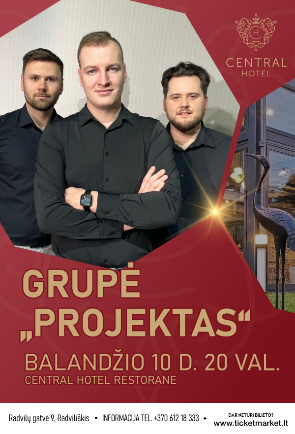 Pirkti bilietus Muzikinis vakaras. Grupė 