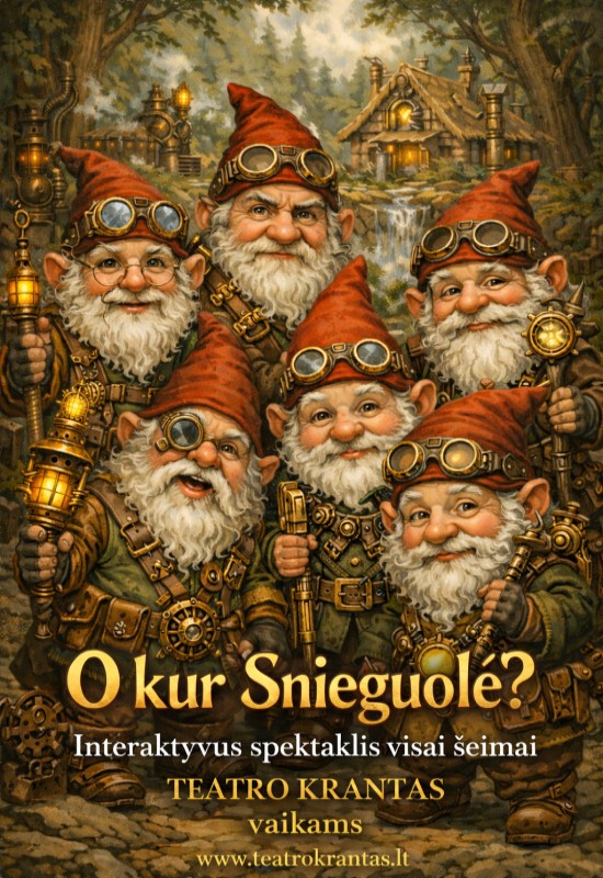 Купить билеты O kur dingo Snieguolė? Vilnius, Teatro krantas Январь 25