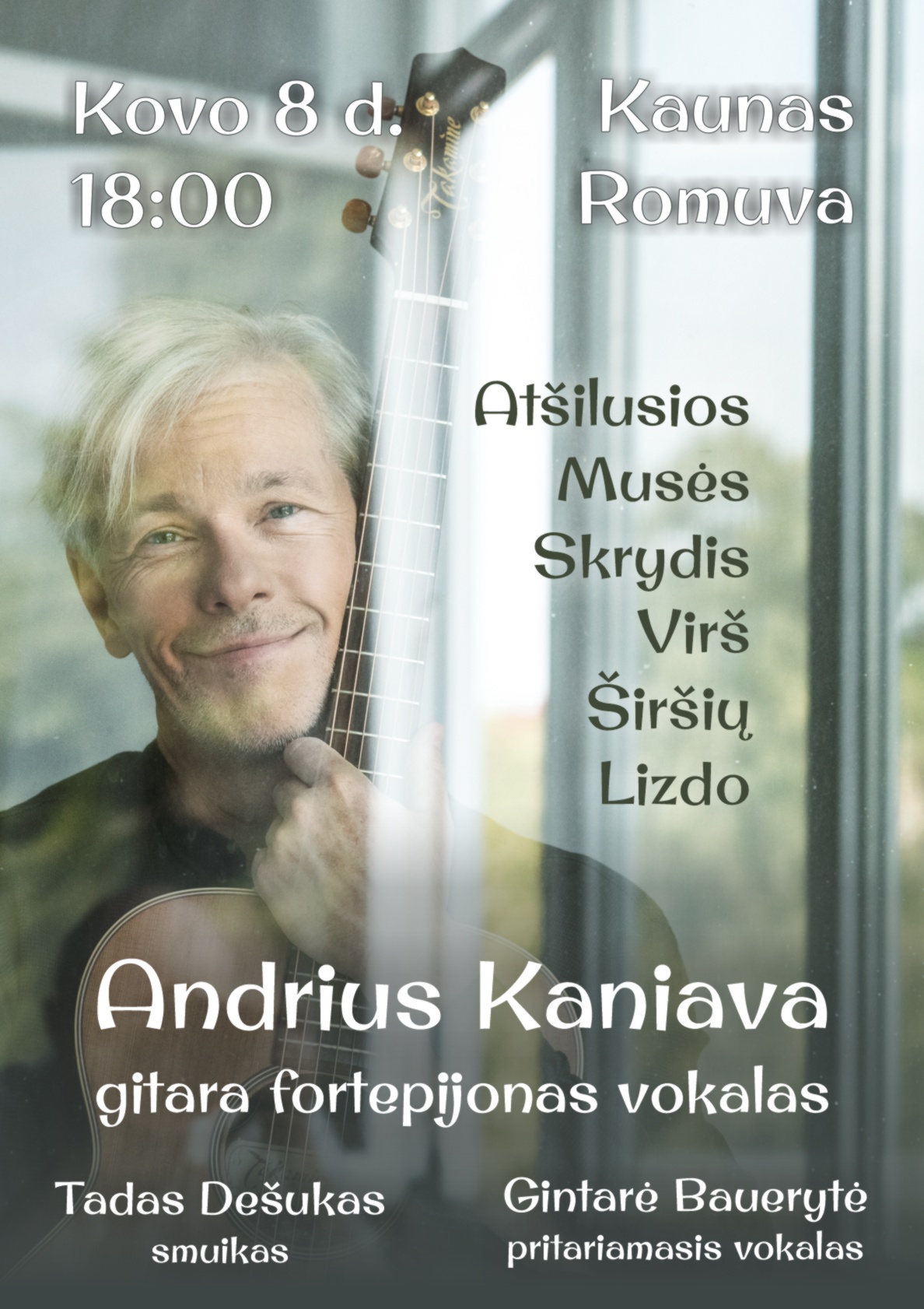 Pirkti bilietus Andrius Kaniava. ATŠILUSIOS MUSĖS SKRYDIS VIRŠ ŠIRŠIŲ LIZDO Kaunas, Kauno kino centras ROMUVA Kovas 08