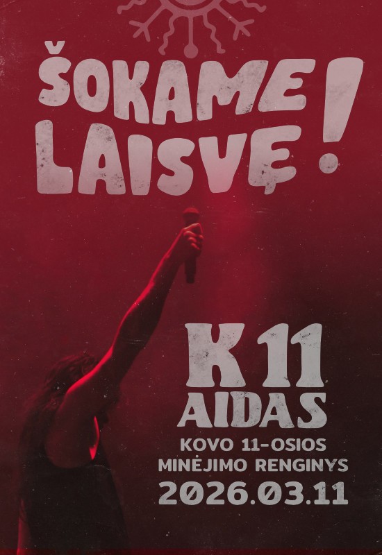Pirkti bilietus (PERKELTAS Į KITĄ VIETĄ) Šokame Laisvę | AIDAS 2026 Vilnius, Dūmų fabrikas Kovas 11