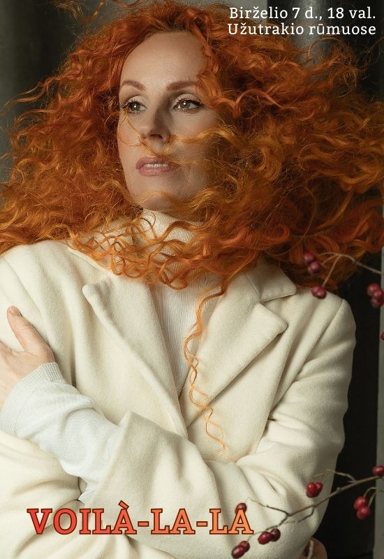 Pirkti bilietus VOILÀ-LA-LA | Prancūzų chanson Trakai, Užutrakio dvaro sodybos rūmai Birželis 07