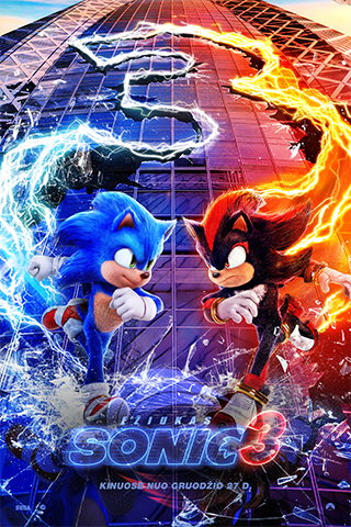 Pirkti bilietus Ežiukas Sonic 3 (dubliuotas) Kaunas, Forum Cinemas Kaune Sausis 08