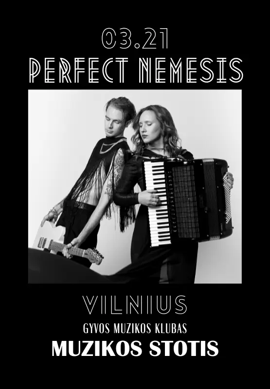 Pirkti bilietus PERFECT NEMESIS Vilnius, Klubas MUZIKOS STOTIS Kovas 21