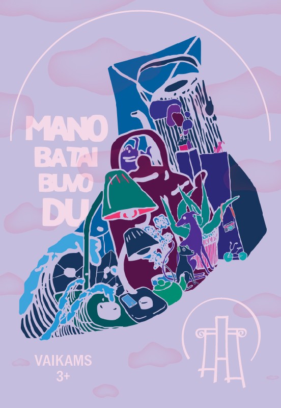 Pirkti bilietus VMT spektaklis vaikams | MANO BATAI BUVO DU Vilnius, Valstybinis Vilniaus mažasis teatras Balandis 12