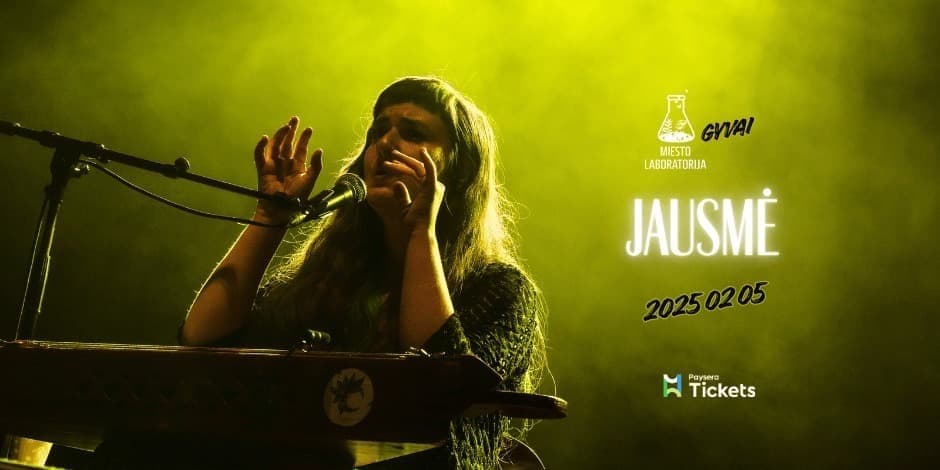Pirkti bilietus Miesto laboratorija gyvai: JAUSMĖ Vilnius, Miesto laboratorija Vasaris 05