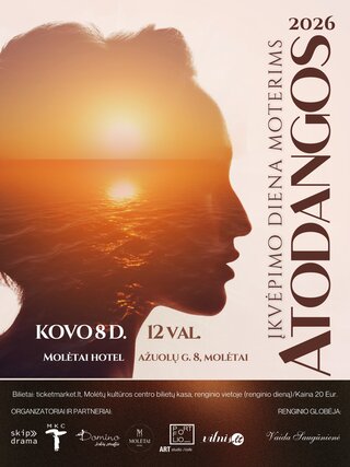 Pirkti bilietus Įkvėpimo diena moterims ATODANGOS 2026 Ąžuolų g. 8, Molėtai, Molėtai Hotel Kovas 08