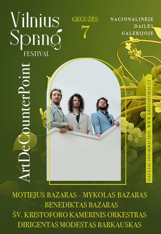 Pirkti bilietus ArtDeCounterPoint | Vilnius Spring Festival Vilnius, Nacionalinė dailės galerija Gegužė 07