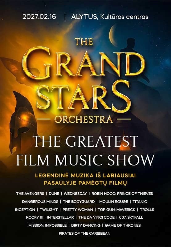 Pirkti bilietus (Alytus) THE GRAND STARS ORCHESTRA 