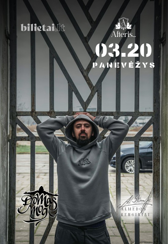 Купить билеты Domas.MOG  / Gyvo garso koncertas / 03-20 Panevėžys, Naktinis klubas ir renginių erdvė AFTERIS Март 20