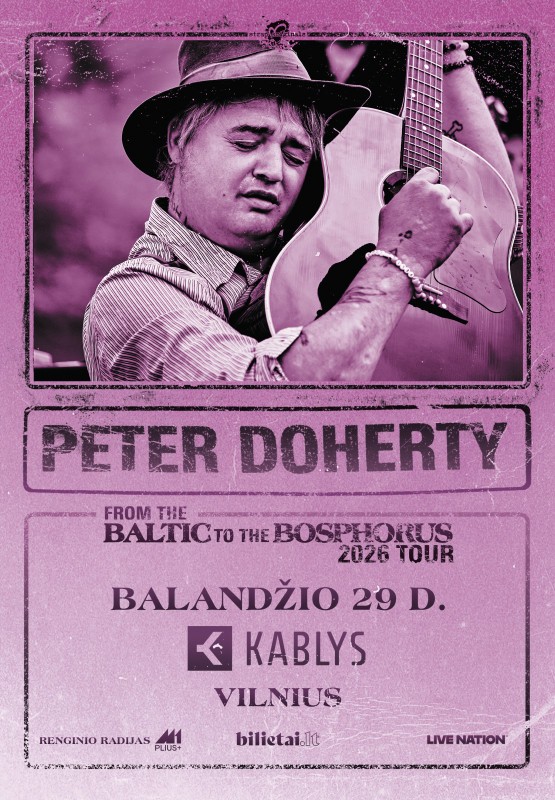 Pirkti bilietus Peter Doherty Vilnius, Kablys + Kultūra Balandis 29