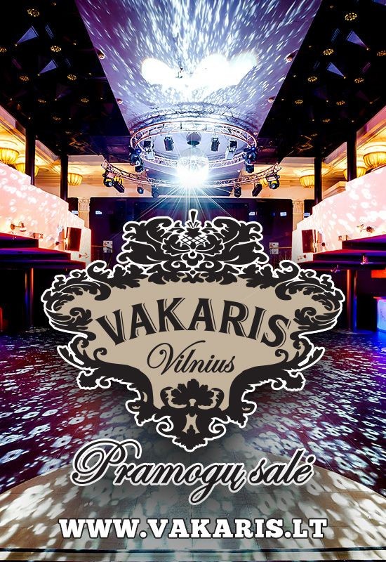 Pirkti bilietus VAKARIS PRAMOGŲ SALĖ Dovanų čekis Vilnius, Dovanų čekis Gruodis 31