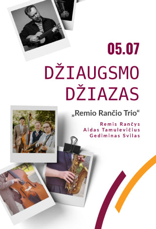 Pirkti bilietus DŽIAUGSMO DŽIAZAS Šiauliai, Polifonijos koncertų salė Gegužė 07