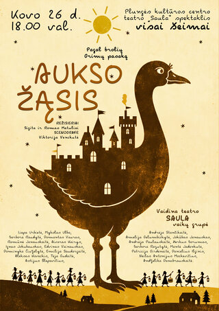 Pirkti bilietus Spektaklis visai šeimai „Aukso žąsis“ Plungė, Plungės kultūros centras Kovas 26
