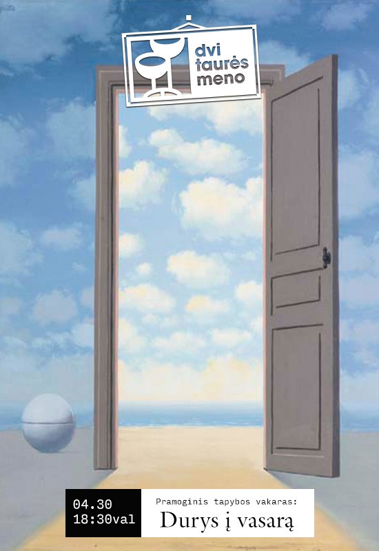 Pirkti bilietus Tapybos vakaras: Durys į vasarą Vilnius, Dvi taurės meno tapybos studija - dvaras Balandis 30