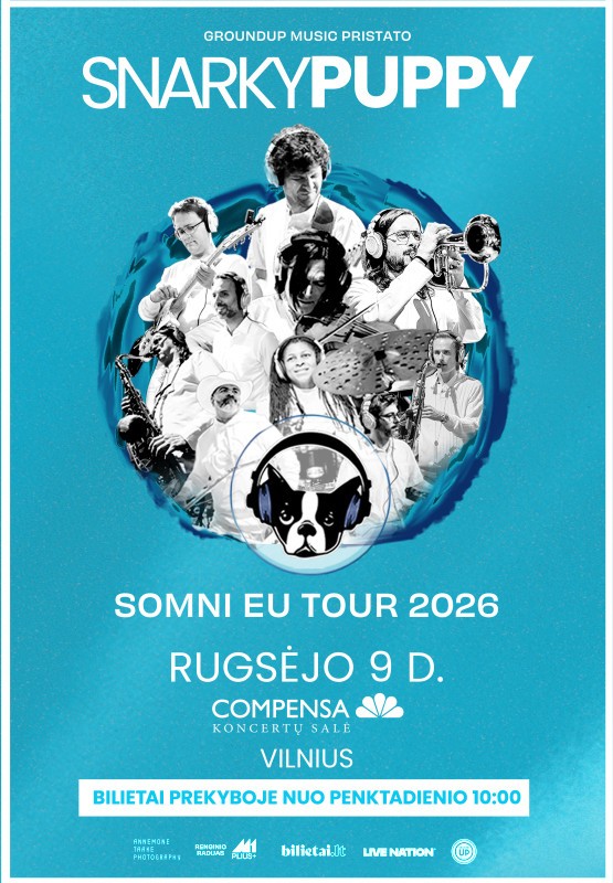 Pirkti bilietus Snarky Puppy - Somni World Tour 2026 Vilnius, COMPENSA koncertų salė Rugsėjis 09