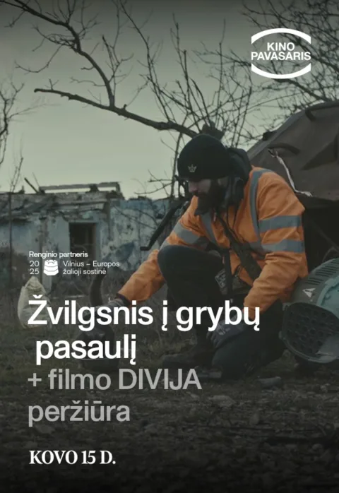 Pirkti bilietus KINO PAVASARIS: Žvilgsnis į grybų pasaulį su Aurelija Plūke + filmo „Divija“ peržiūra