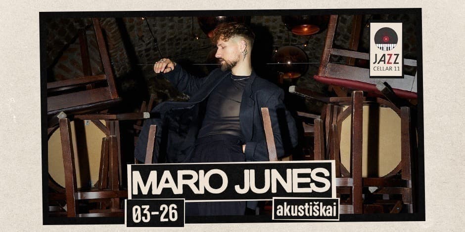 Купить билеты Mario Junes - Akustiškai Vilnius, Jazz Cellar 11 Март 26