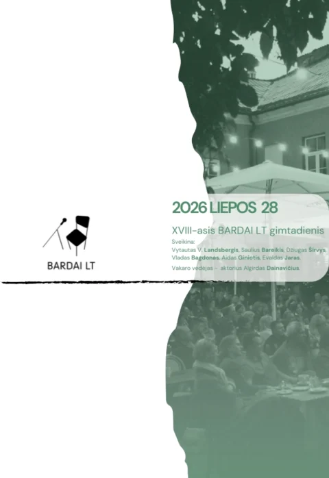 Buy tickets „Artistai” gyvai | 18-asis BARDAI LT gimtadienis Vilnius, Artistai July 28