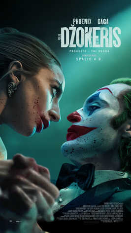 Pirkti bilietus Džokeris: FOLIE À DEUX (JOKER: FOLIE À DEUX) Vilnius, MULTIKINO Ozas Spalis 13