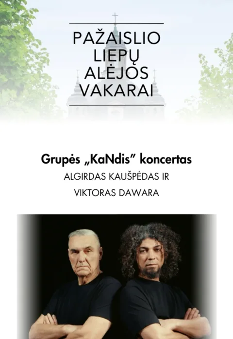 Купить билеты Pažaislio liepų alėjos vakarai | grupė „KAnDIs”: A.Kaušpėdas ir V. Diawara Kaunas, Pažaislio vienuolynas Июль 29