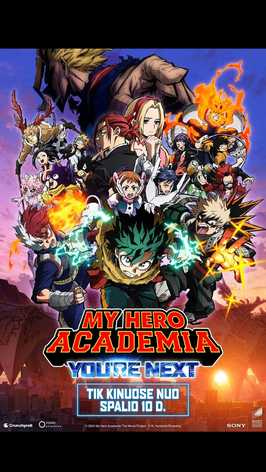 Pirkti bilietus My Hero Academia: You're Next Vilnius, MULTIKINO Ozas Spalis 13