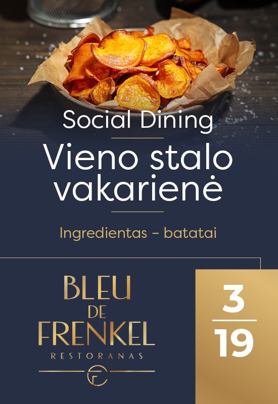 Pirkti bilietus Vieno stalo vakarienė | Batatai | 