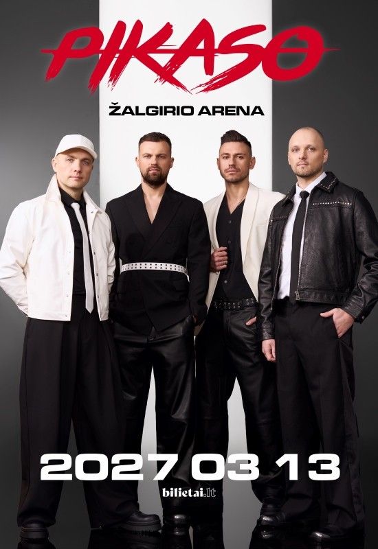 Pirkti bilietus PIKASO | Žalgirio arena Kaunas, Kauno Žalgirio arena Kovas 13
