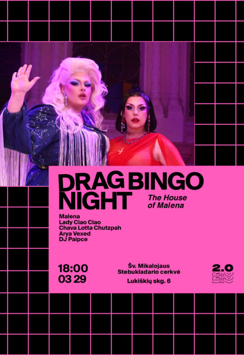 Купить билеты Drag Bingo: The House of Malena – Lukiškių kalėjimas 2.0 Vilnius, Lukiškių kalėjimas 2.0 Март 29