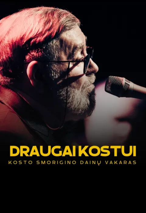 Pirkt biļetes Draugai Kostui: Kosto Smorigino dainų vakaras Vilnius, Šv. Kotrynos bažnyčia Aprīlis 22