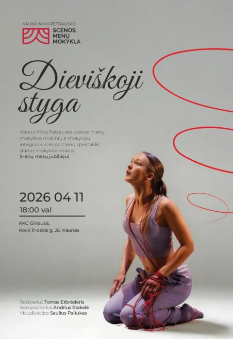 Pirkti bilietus DIEVIŠKOJI STYGA Kaunas, Kauno kultūros centro Girstučio padalinys Balandis 11