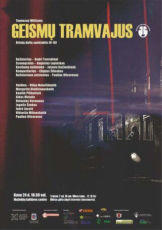 Pirkt biļetes NEĮVYKS. Spektaklis „Geismų tramvajus