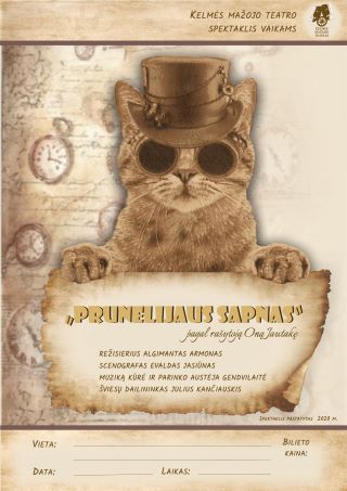 Pirkti bilietus Spektaklis vaikams „Prunelijaus sapnas“ Kelmė, Kelmės mažasis teatras Kovas 26