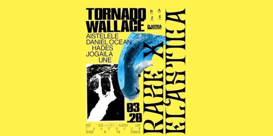 Pirkti bilietus RĄŽĖ x ELASTICA: TORNADO WALLACE, AISTELELE, DANIEL OCEAN, HADES, JOGAILA, UNE Vilnius, Elastica Kovas 20-21