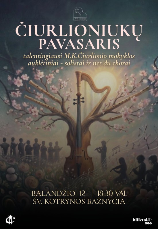 Pirkti bilietus Čiurlioniukų pavasaris Vilnius, Šv. Kotrynos bažnyčia Balandis 12