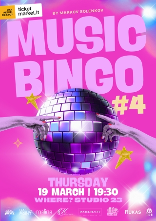 Pirkti bilietus MUSIC BINGO Vilnius, Studio 23 Kovas 19