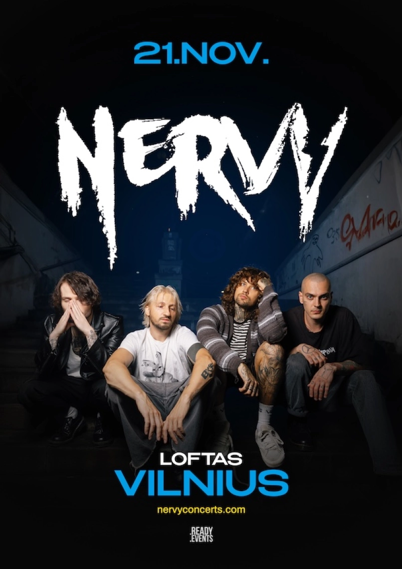Купить билеты НЕРВЫ / NERVY | VILNIUS Vilnius, Menų fabrikas LOFTAS Ноябрь 21
