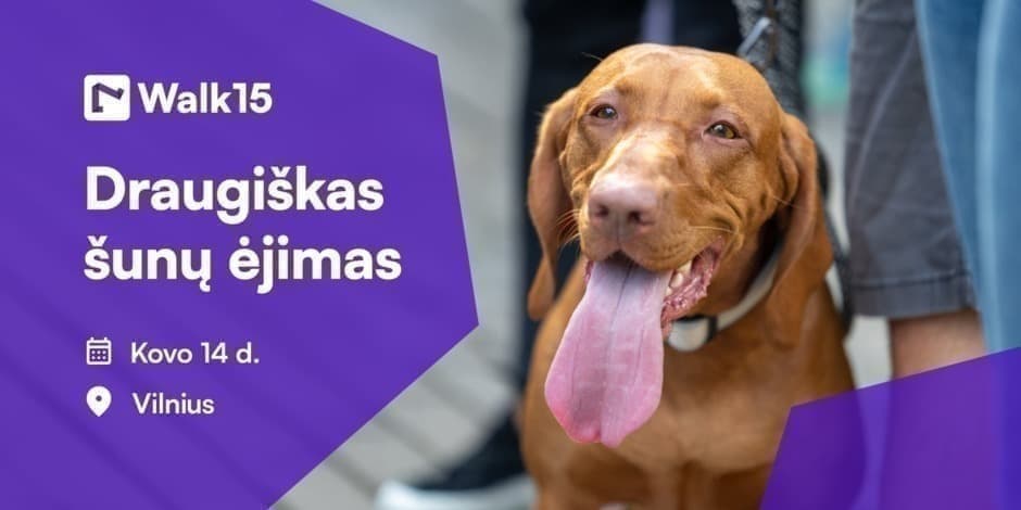 Pirkti bilietus Draugiškas šunų ėjimas | Vilnius 2026 | Walk15 Vilnius, Čiulbantis kryžius Kovas 14