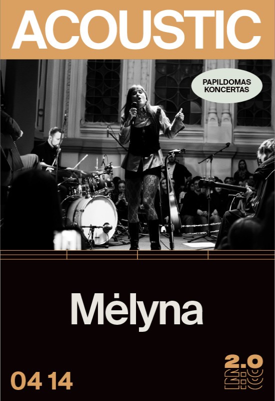 Buy tickets Acoustic: Mėlyna - papildomas koncertas Vilnius, Lukiškių kalėjimas 2.0 April 14