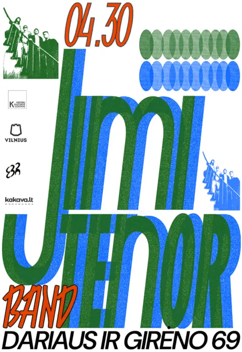 Buy tickets Jimi Tenor Band Vilnius, Kirtimų kultūros centras April 30