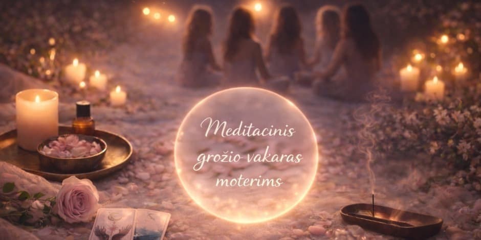 Pirkti bilietus Meditacinis grožio vakaras moterims Vilnius, aromáma Kovas 27