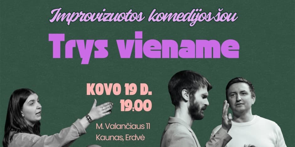 Pirkti bilietus Improvizuotos komedijos šou 