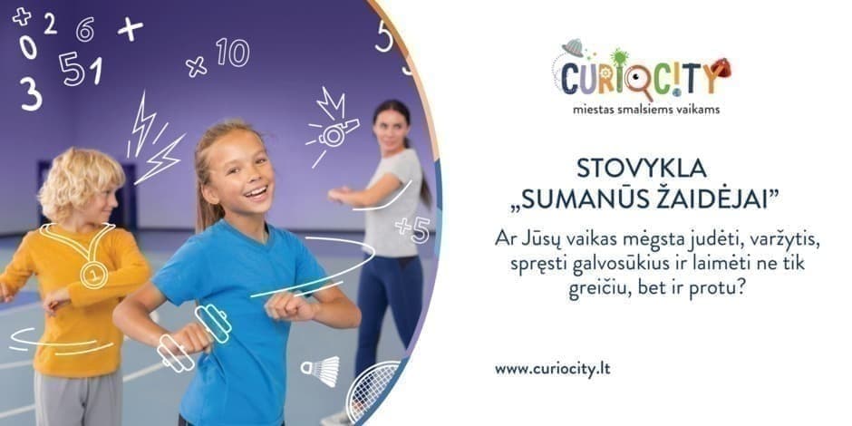 Pirkti bilietus Vaikų stovykla „Sumanūs žaidėjai
