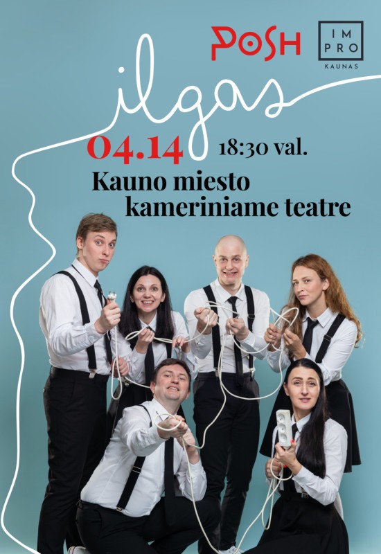 Купить билеты Improvizacijų šou ILGAS Kaunas, Kauno miesto kamerinis teatras Апрель 14